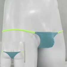 K205 C Mens Micro Bikini Thong String waist Fine Cotton Soft Smooth colors