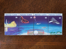 1988 Marshall Islands - SC# 205-208a USA Space Shuttle Kwajalein Tracking - MNH