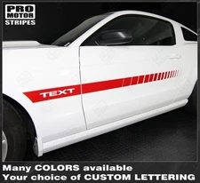 Ford Mustang Side Accent Strobe Stripes Decals 2015 2016 2017 Pro Motor