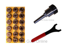 Spannzangenfutter MK2 M10 ER32 + ER32Satz 18Stck. HL + Schl&uuml;ssel UM
