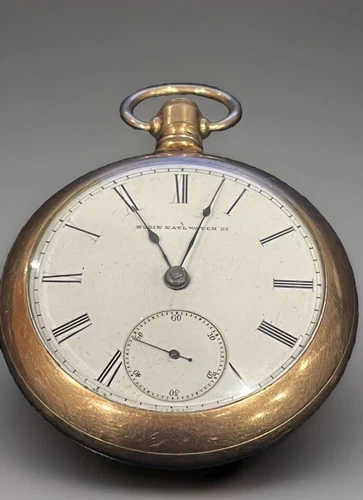 Antique 1880s Elgin Natl. Watch Co. Gold Pocket Watch SN 1136182 Working (20B)