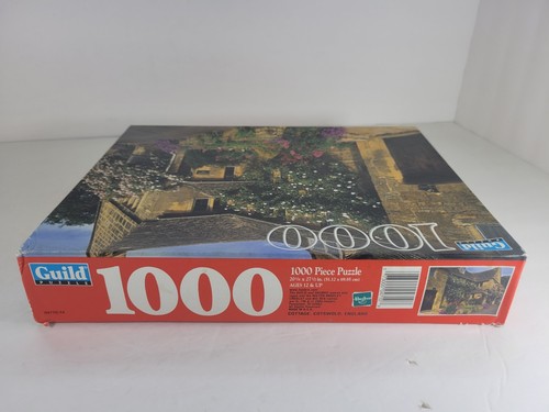 Guild Puzzle 1000 piece Puzzle Cottage Cotswold, England 20” X 27” - Picture 2 of 4