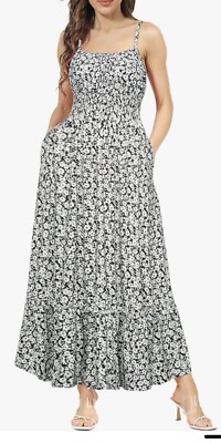 sachin and babi light blue dress Women'S Plus Size Floral Print Maxi Dress with Gathered Waist and Ruffle  Detail