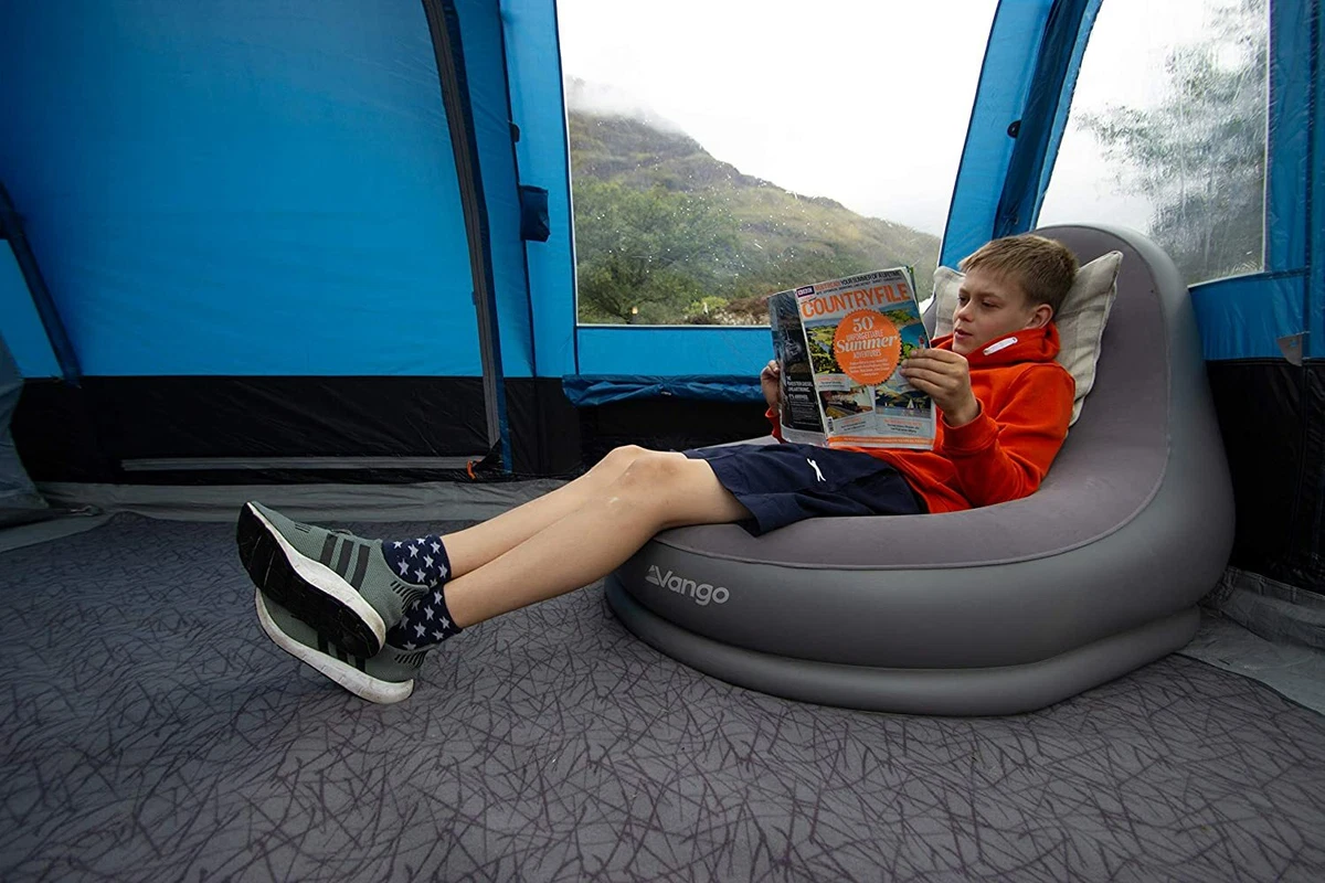 New Vango Inflatable Sofa Chair Nocturne Grey Standard NEW