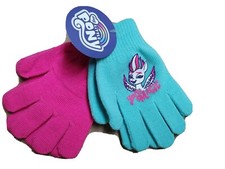 Kids' Winter Warm Gloves 2pk Pink Green Unicorn CLAR