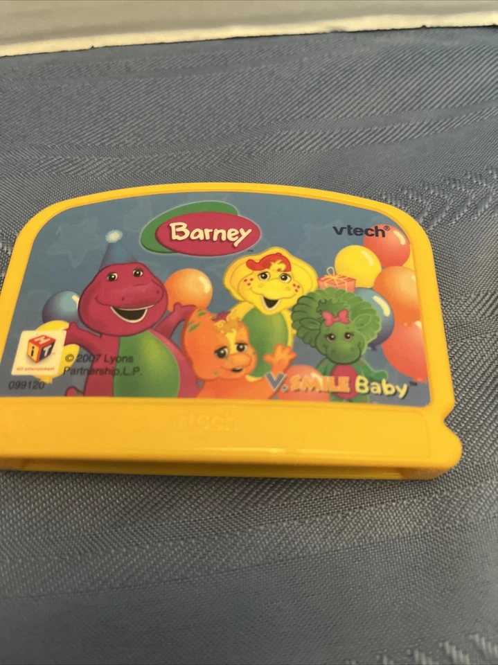6 PC MISC VTECH CARDRIDGE GAMES DISNEY BABY BARNEY TELETUBBIES BABY EINSTEIN ETC - Image 2 of 4