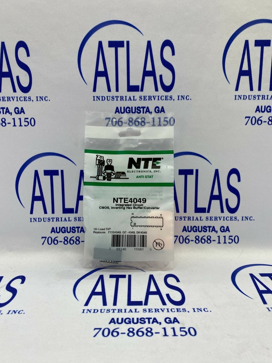 NTE NTE4049 IC CMOS Hex Buffer/Conv-Inv IC16 **AUTHORIZED NTE