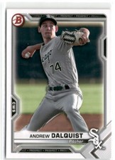 2021 Bowman Paper Andrew Dalquist RC #BP-64 Chicago White Sox Baseball