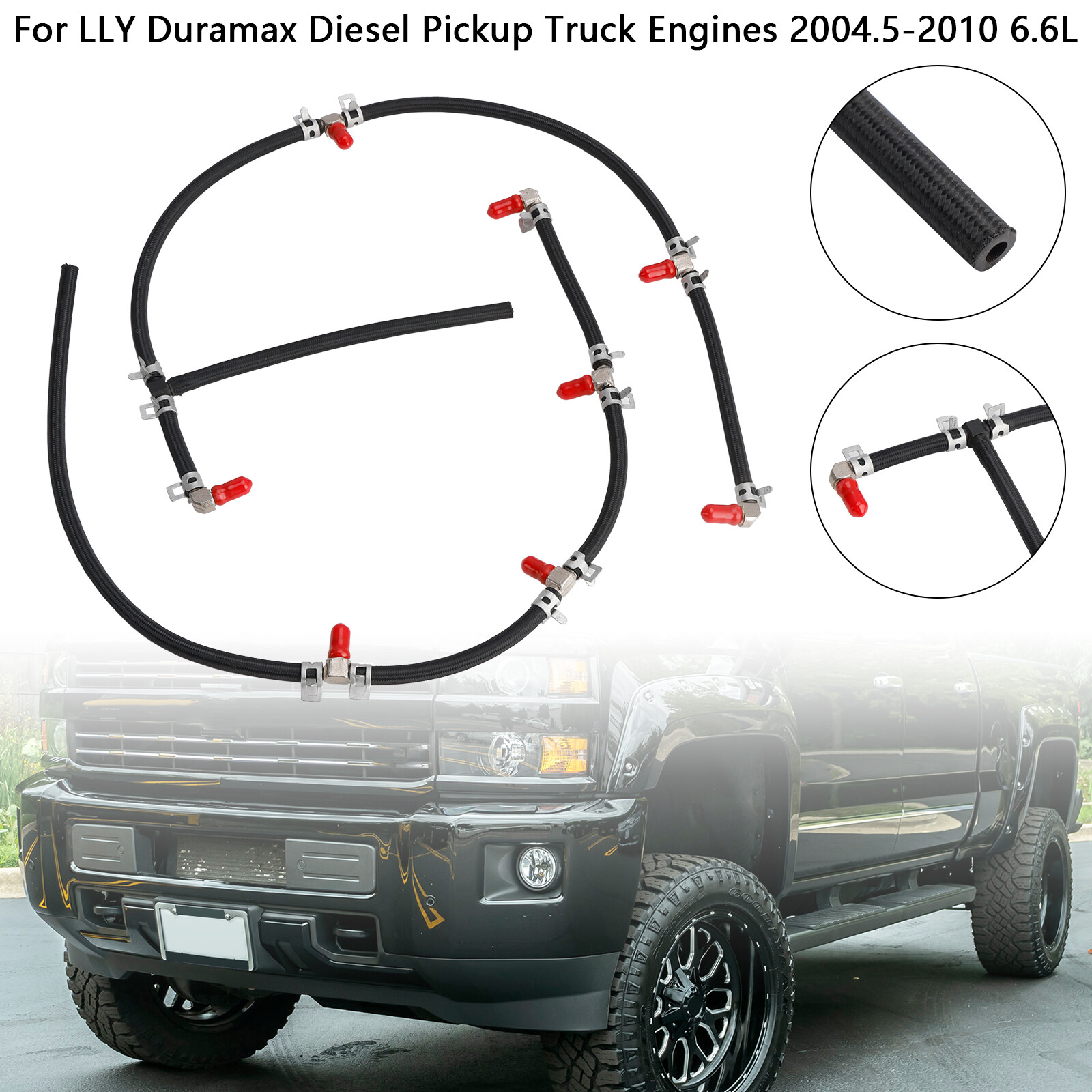 Fuel Injector Return Line Kit For Duramax 2004-2010 6.6L Diesel Truck Engines