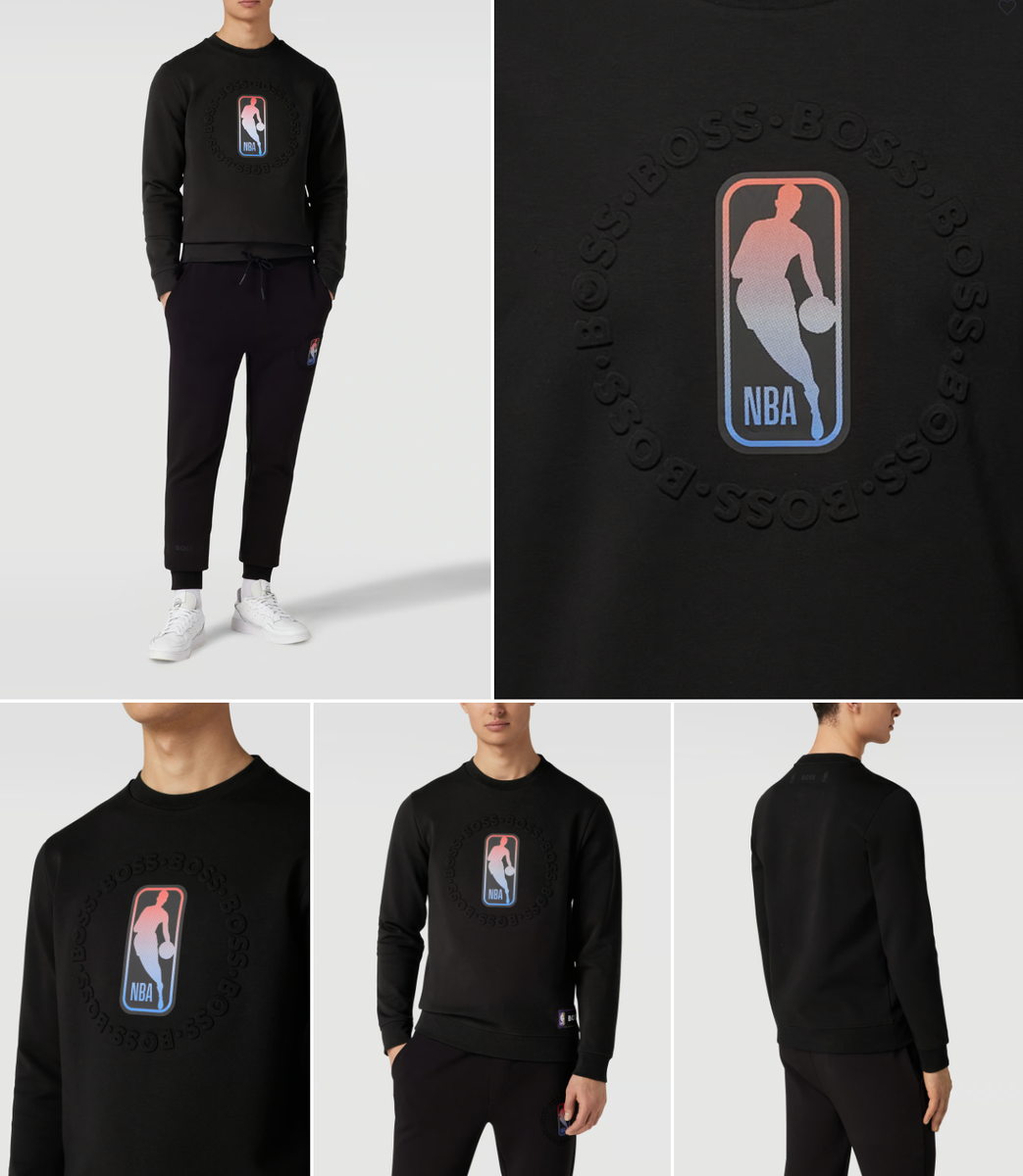 BOSS X NBA Windmill Pullover Sweater Sweatshirt Sweat-Jacke Jumper