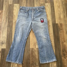 Levi  s 646 Big E-Orange Tab Flare Jeans measured size W34 L26 Vintage