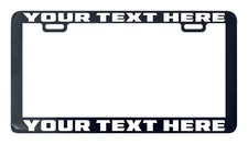 Design your own custom personalized custom personalized license plate frame