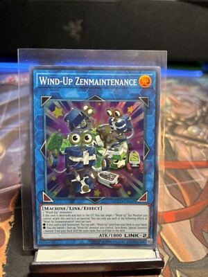 Yu-Gi-Oh! Wind-Up Zenmaintenance Unlimited FLOD-EN049 Super Rare NM x1 ...