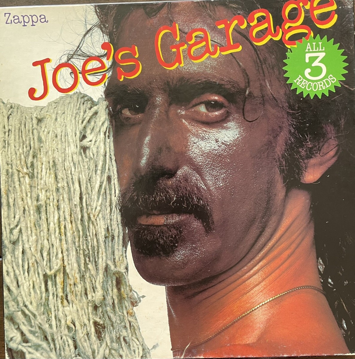 LPレコードFRANK ZAPPA “ Joe’s Garage “3枚組BOX FRANK ZAPPA JOE'S GARAGE BOX SET 3 LPS Act I ACT II & III 12