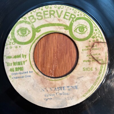 DON CARLOS Can't Waste Time / No Loafer 45 on Observer JA roots dub
