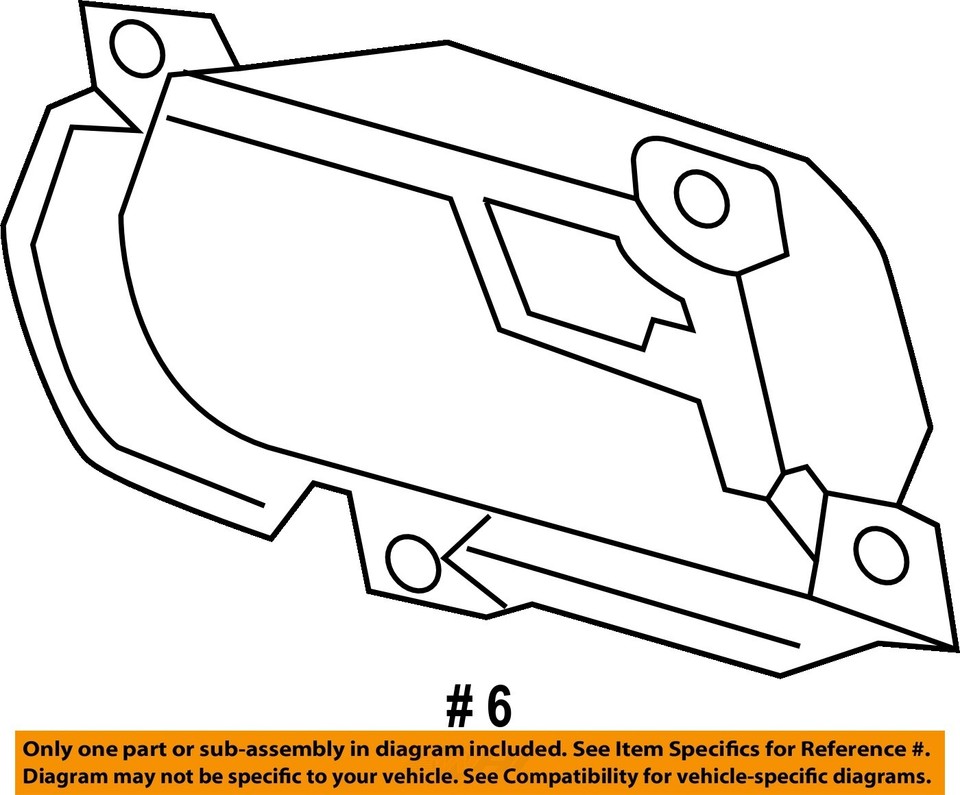 OEM GM Front Bumper Skid Plate Mid Section – 2014-2015 Sierra W/o LT/SLT – 22902312