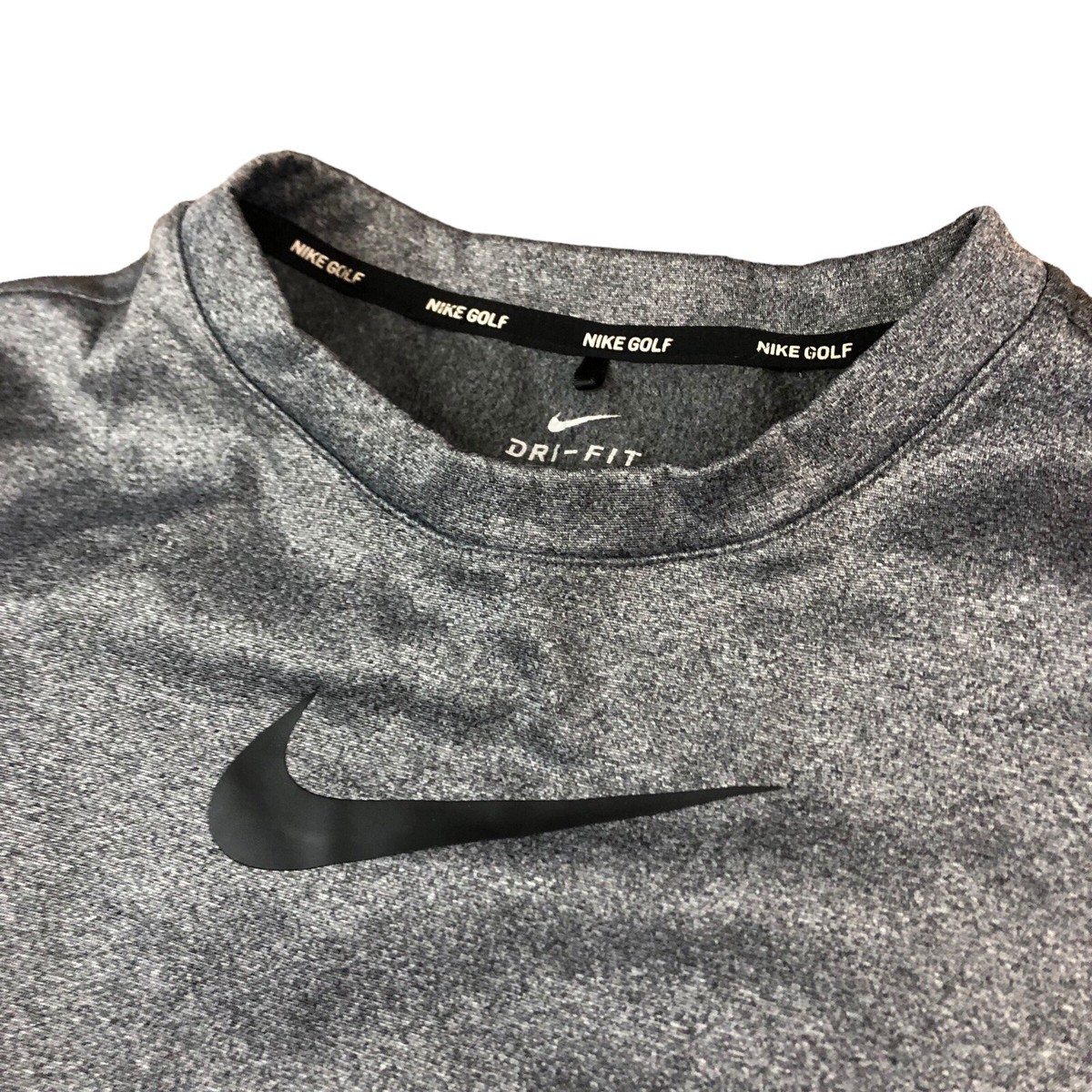 【状態S】Nike Golf DRI-FIT Mサイズ ダークパープル Nike Golf Dri-Fit [GIANT NIKE SWOOSH] Womens SM Pullover