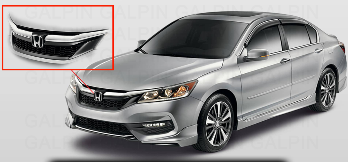 Genuine OEM Honda Accord 4DR Sedan Sport Grille Trim 2016 - 2017