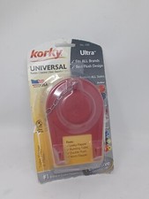 Korky 100BP Toilet Flapper, Rubber, Red