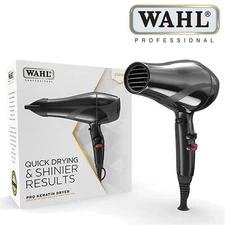 Wahl ZY085 Pro Keratin 2200W Hair Dryer Black With Tourmaline Coated Grille