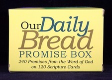 Our Daily Bread Promise Box Word Of God 240 Scriptures 120 Cards Brand NEW