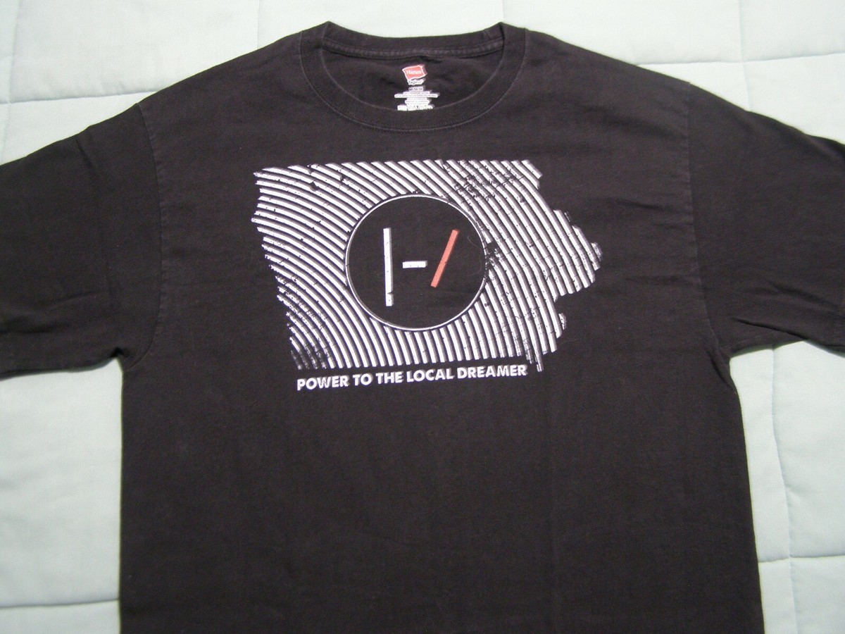 Twenty One Pilots Power to the Local Dreamer T-Shirt Iowa Black