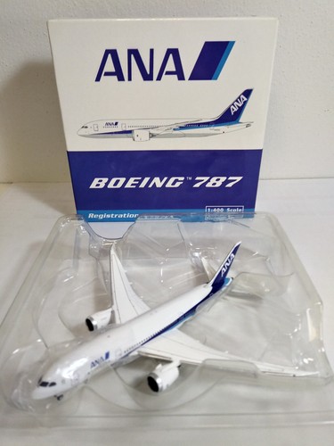 Phoenix 1:400 RARE Set | First 787-800 ANA Test & Launch Customer MINT Die-cast - Foto 2 di 14