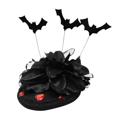 Black rose fascinator Outlet