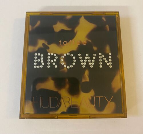 HUDA BEAUTY Brown Obsessions "Toffee" fard à paupières palette 9 nuances NEUF pas de boîte - Photo 1/3