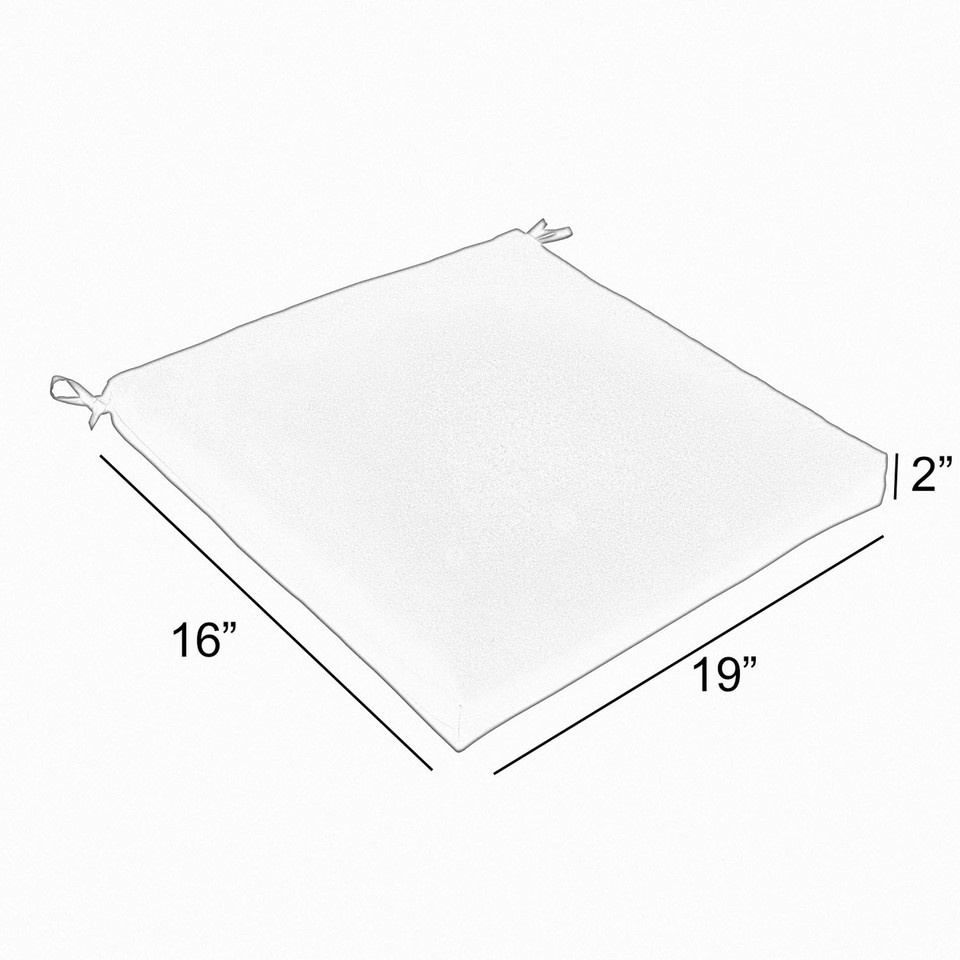 Navy Indoor/Outdoor Chair Pad, Set of 2, Corded eBay