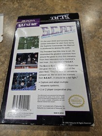SCAT Special Cybernetic Attack Team Nintendo NES CIB RARE 