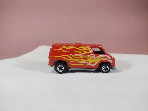 Hot Wheels Red Super Van with Orange Flames 1974 EXCELENTE ESTADO - Imagen 9 de 12