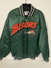 VINTAGE AND RARE STARTER BUFFALO BISONS SATIN JACKET IN   SIZE Xl
