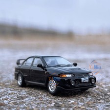 1:64 Lancer Evolution IV Black Turbo AWD Diecast – Detailed Alloy Mini Model