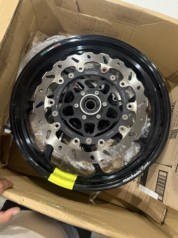 Par de ruedas de aluminio forjado Marchesini M7RS Genesi para BMW S1000RR 2009-2018 Foto 4 de 4