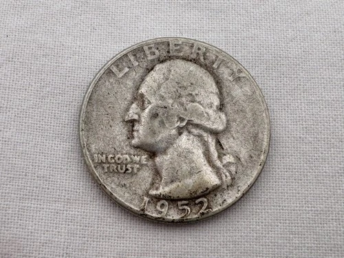 1952 P U.S. Washington Silver Quarter IU-12