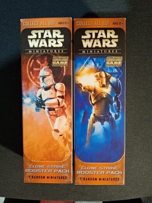 Star Wars Miniatures Booster Clone Strike 2x Sealed