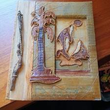 Photo Album Leaves Wood Dolphins Scrap Book Photo Album Handmade Delicate