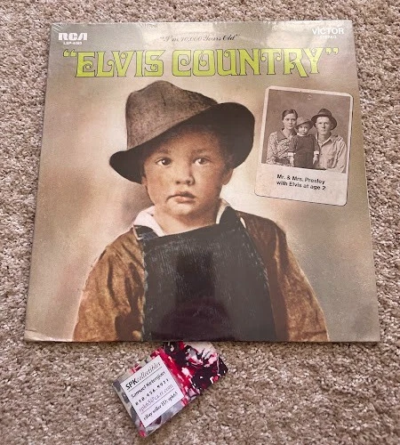 Elvis Presley ELVIS COUNTRY 1971 USA RCA Original Vinyl LP FACTORY SEALED Beauty