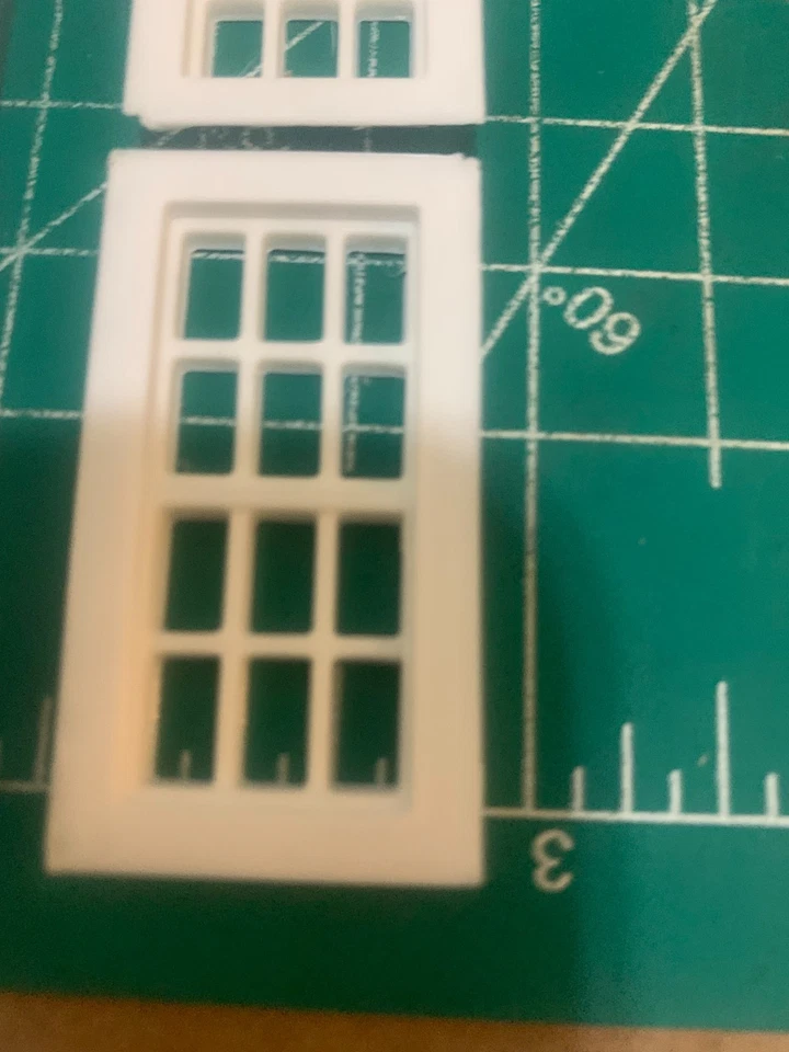 10   " G " SCALE   .765"  x  1.625"  DOUBLE HUNG WINDOW  L@@K  3D  PRINTED  1:24 - Image 3 of 3