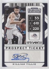 2020 Panini Contenders Draft Picks Prospect Ticket Killian Tillie #94 Auto y8h