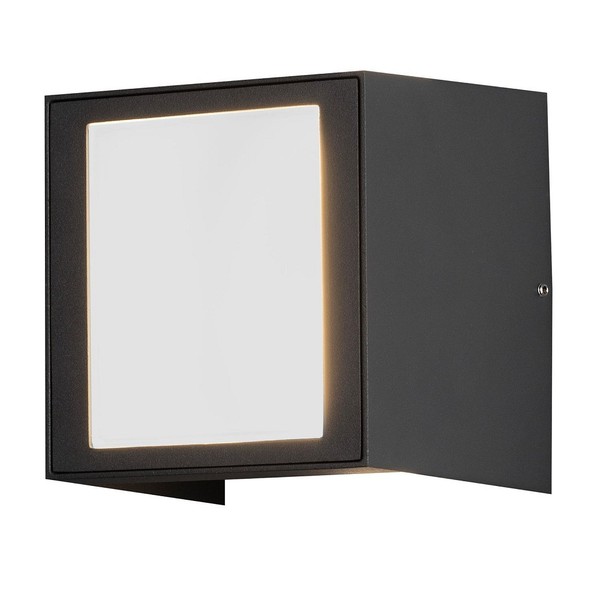 Led AußEn-Wandleuchte Cremona, 2 Seiten Von 0°-90° Einstellbar, 3W 3000K 250Lm,-image