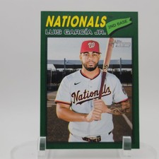 2026 Topps Hertiage #43 Luis Garcia Jr. Green Border - Washington Nationals