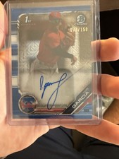 2019 Bowman Chrome - Prospects Autographs Luis Garcia #CPA-LG Refractor /150