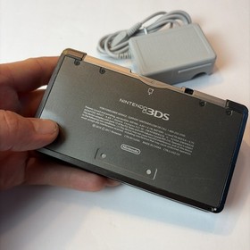 Nintendo 3DS Handheld Video Game Console Black CTR-001 (USA) W Charger US Model