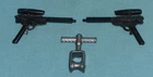 vtg G.I. GI JOE gijoe TOMAX + XAMOT WEAPONS PARTS LOT guns sky hook FREE SHIP