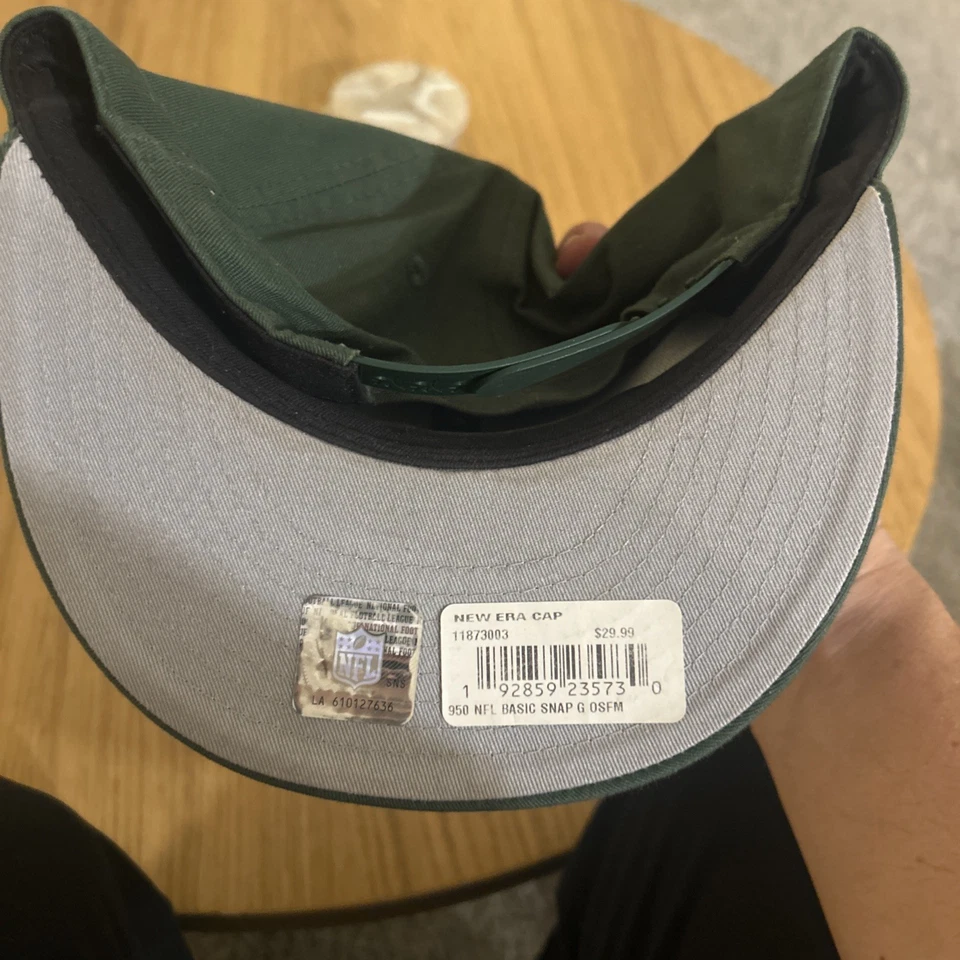 Sombrero ajustable Green Bay Packers New Era 9Fifty SnapBack color verde Foto 4 de 4