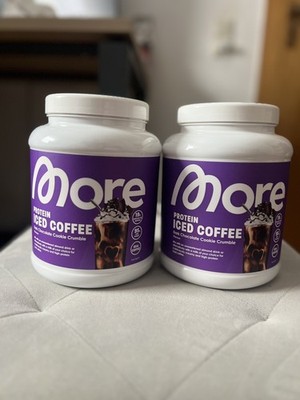More Nutrition Protein Iced Coffee Dark Chocolate Coockie Crumble 2X 500g NEU