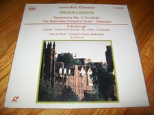 MENDELSSOHN - SYMPHONY NO. 3 SCOTTISH / THE HEBRIDES OVERTURE Laserdisc LD NEW!