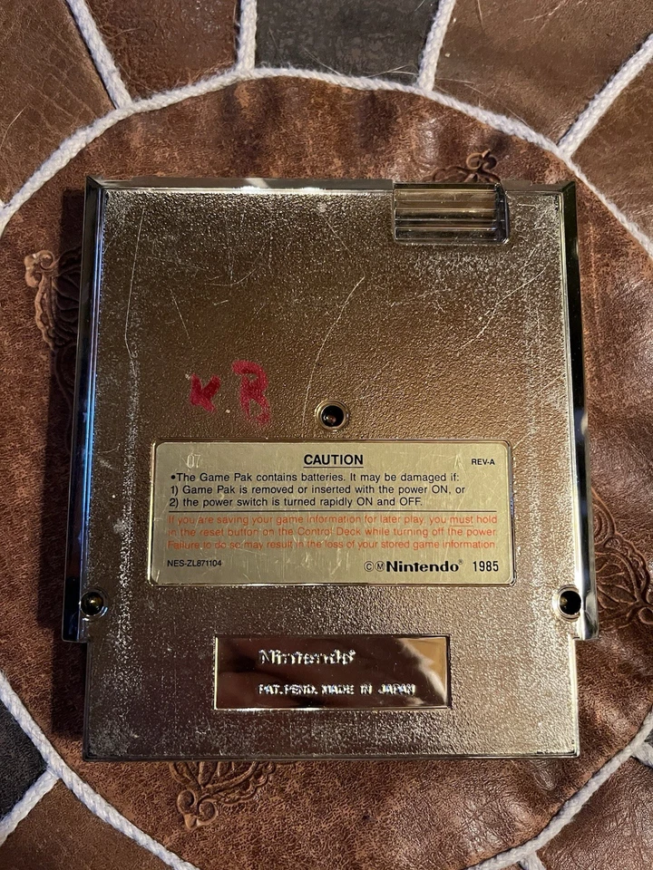 The Legend of Zelda 任天堂 NES 金色推车,正品,已测试可用 — 第 2/2 张图片